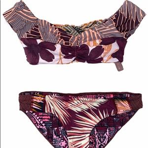 Maaji reversible off the shoulder bikini set NWT